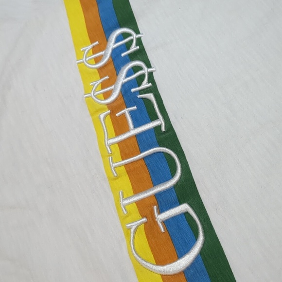 Guess x ASAP Rocky Green Ringer T-Shirt Men's size Medium - Picture 2 of 11